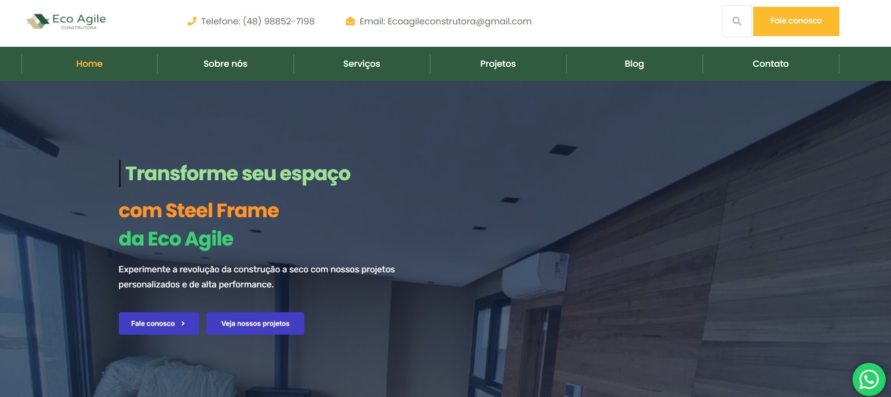  site eco agile feito pela cosmos digital