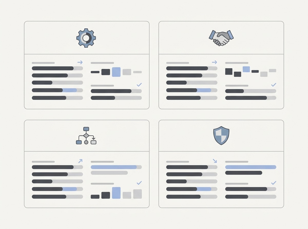 Comparação entre tipos de benchmarking